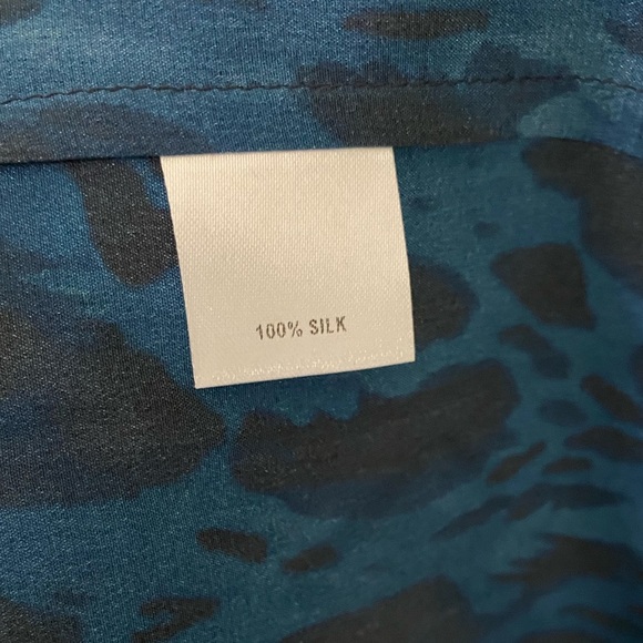 Tucker Allyson Indigo Safari Silk Dress - Picture 4 of 11